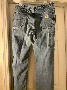 Vintage Carhartt Women's Relaxed Fit Carpenter Jeans 14x30